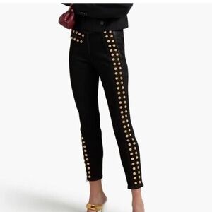 Gucci Denim coated pants with studs